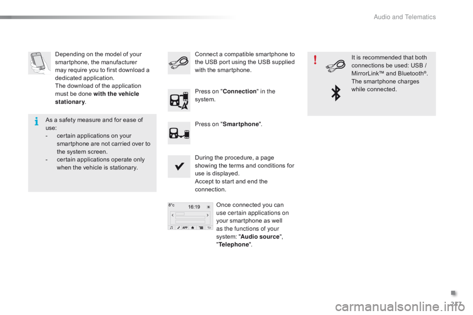 CITROEN C1 2020 Owners Manual 217
C1_en_Chap10a_ Autoradio-Toyota-tactile-1_ed01-2016
Depending on the model of your smartphone, the manufacturer
m
ay require you to first download a
d
edicate CITROEN C1 2020 Owners Manual 217
C1_en_Chap10a_ Autoradio-Toyota-tactile-1_ed01-2016
Depending on the model of your smartphone, the manufacturer
m
ay require you to first download a
d
edicate