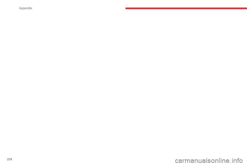 CITROEN C4 2023  Owners Manual 278
Appendix    