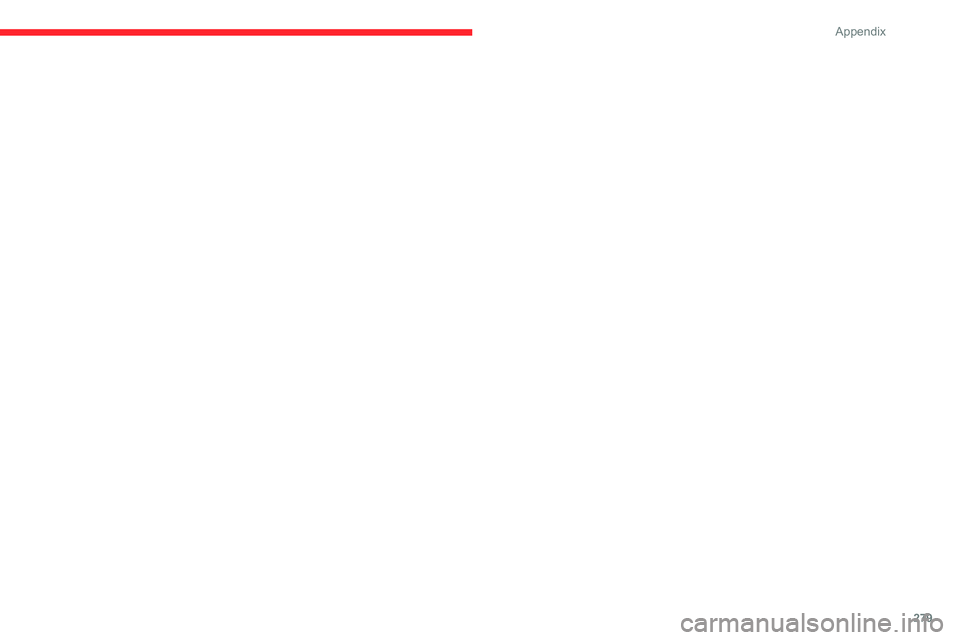 CITROEN C4 2023  Owners Manual 279
Appendix    