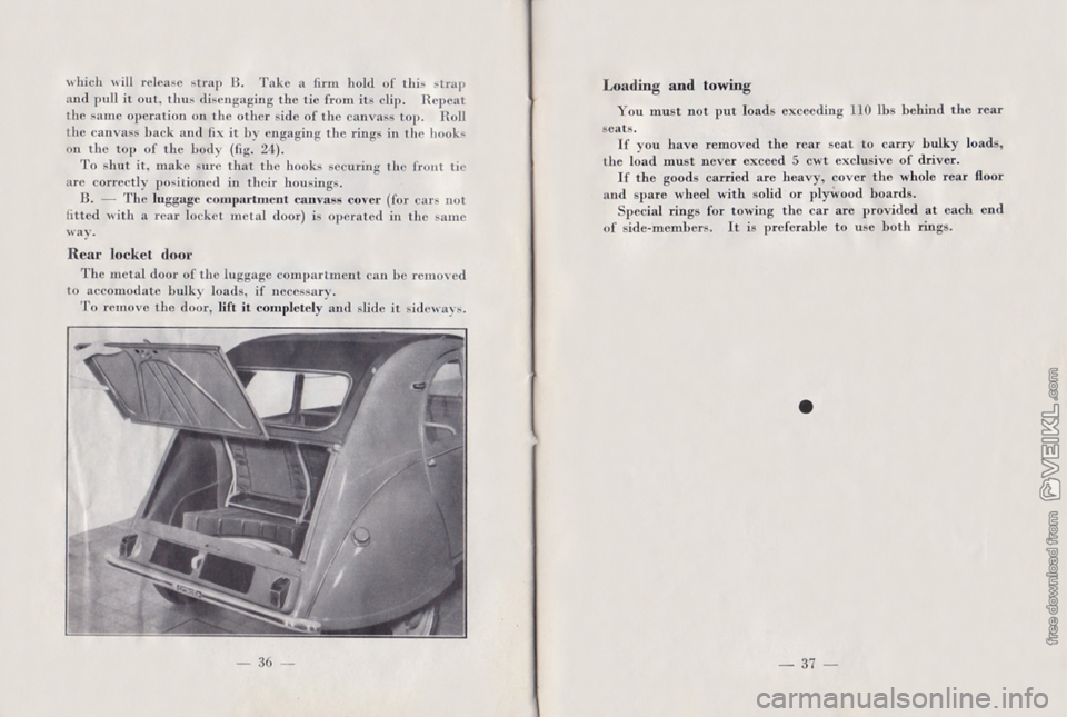 CITROEN 2CV 1959  Owners Manual 