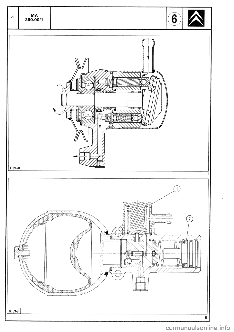 CITROEN CX 1988  Service Manual .--- 
i. 39-9  