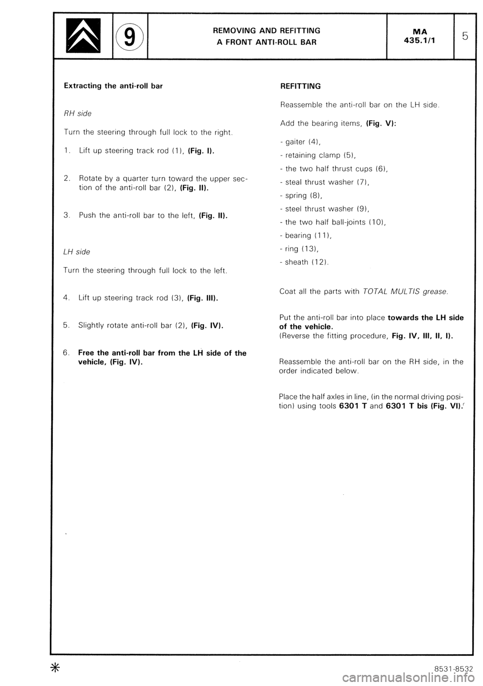 CITROEN CX 1988  Service Manual 