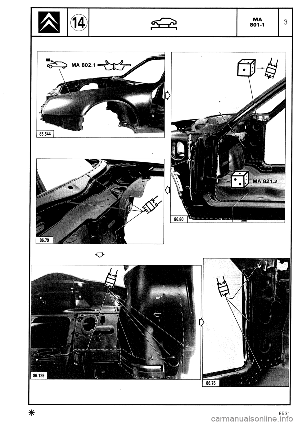 CITROEN CX 1988  Service Manual 